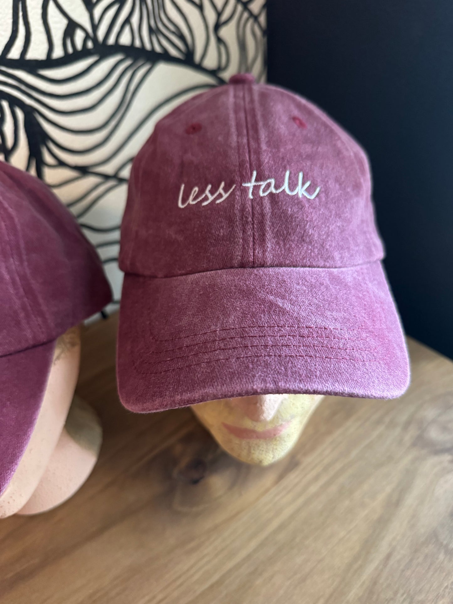 Burgundy Dad Cap