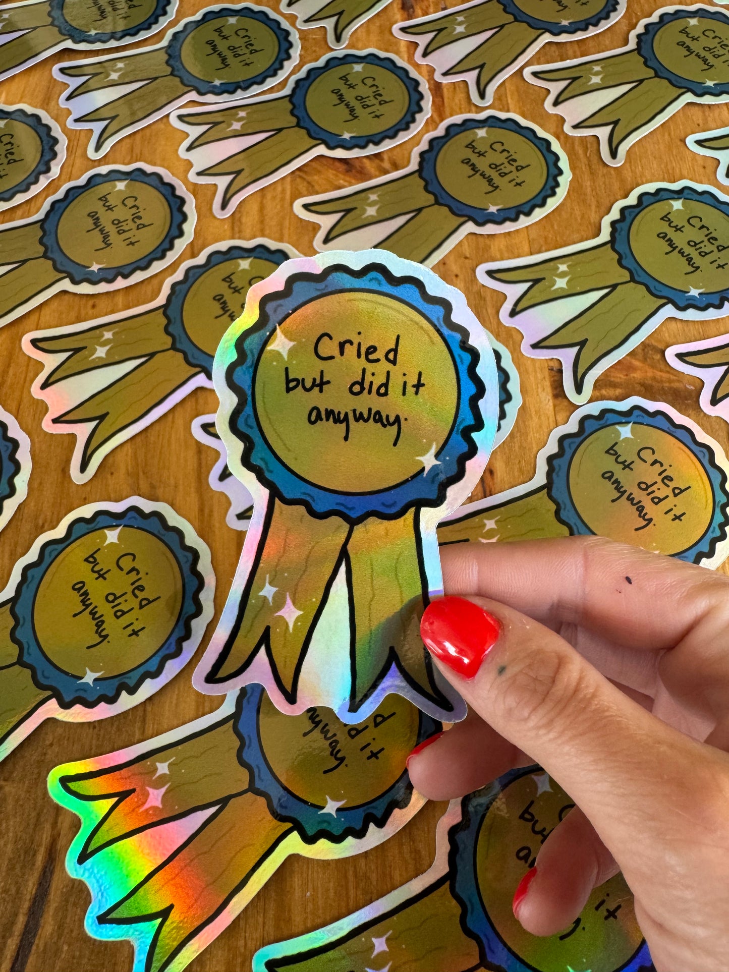 Cried Ribbon-Holographic