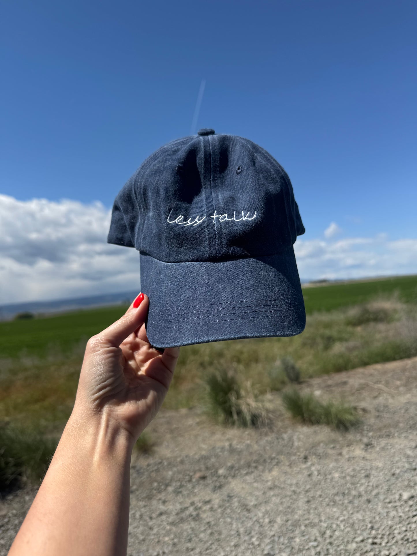 Lake Blue Dad Cap