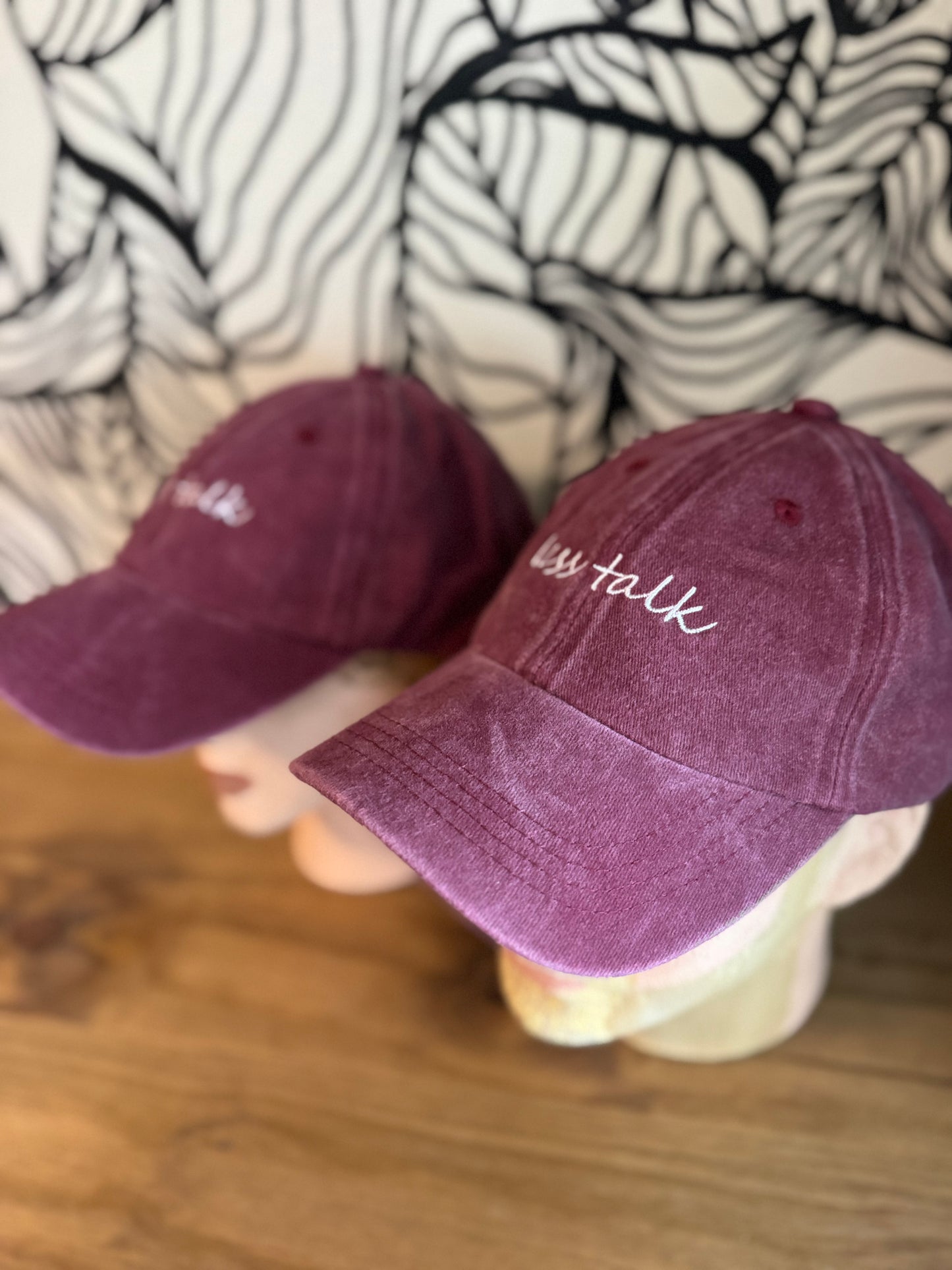 Burgundy Dad Cap