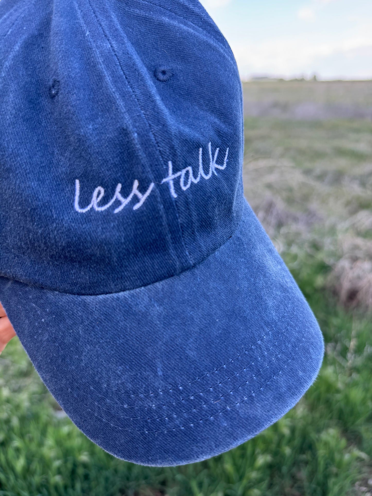 Lake Blue Dad Cap