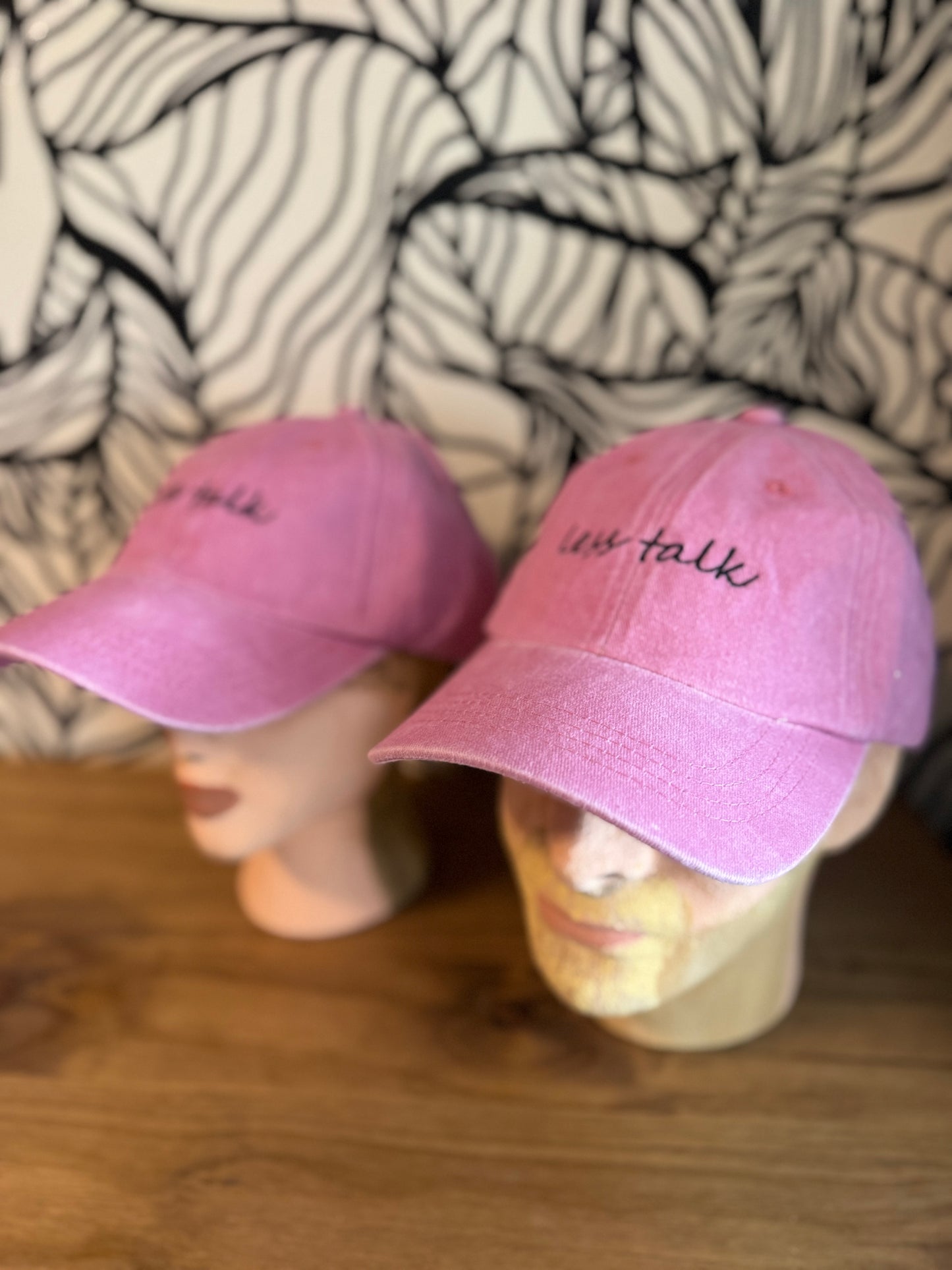 Pink and Black Dad Cap