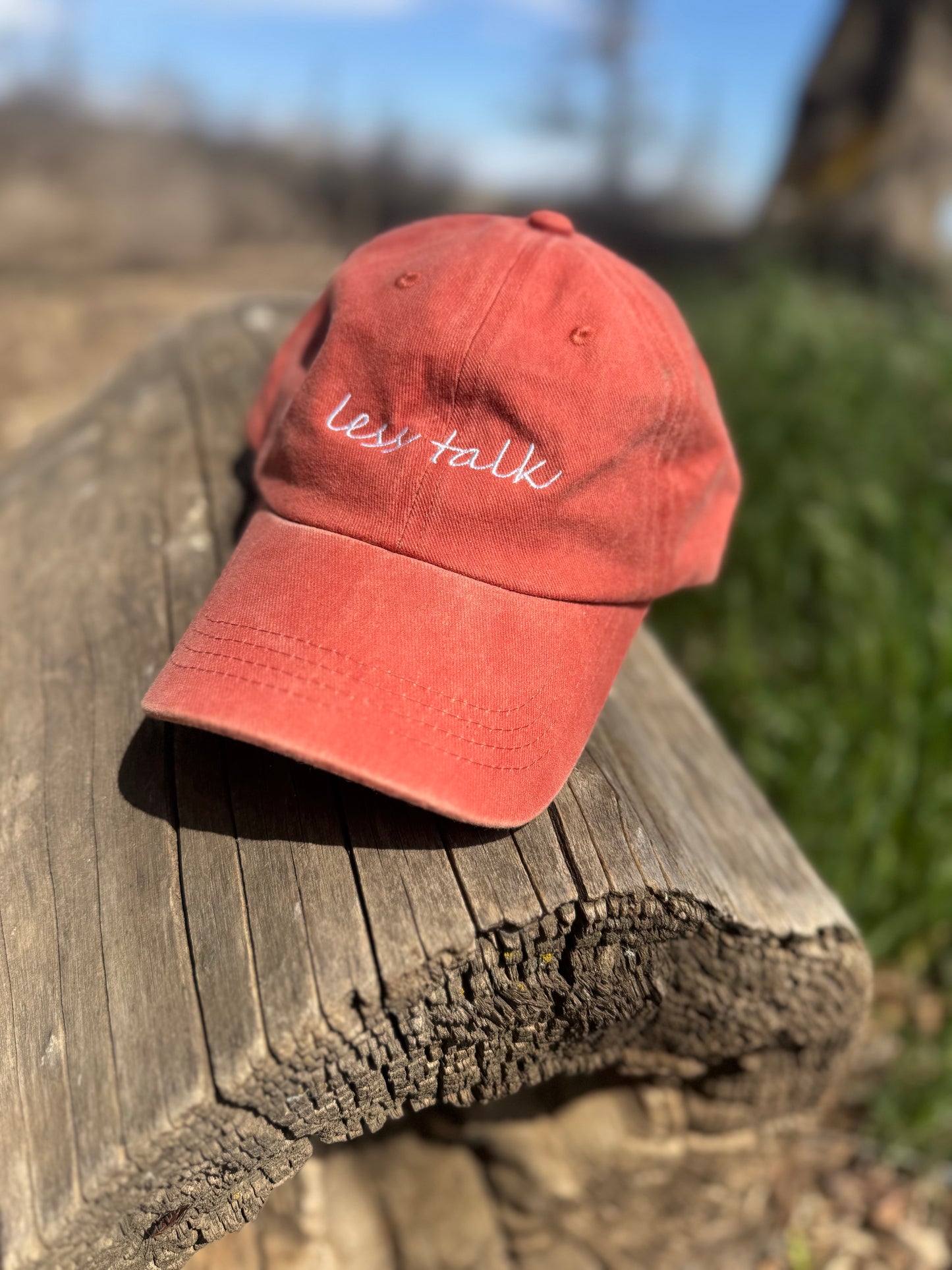 Coral Orange Dad Cap
