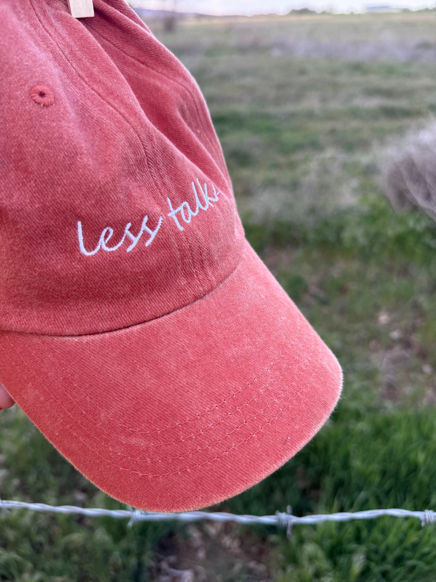 Coral Orange Dad Cap